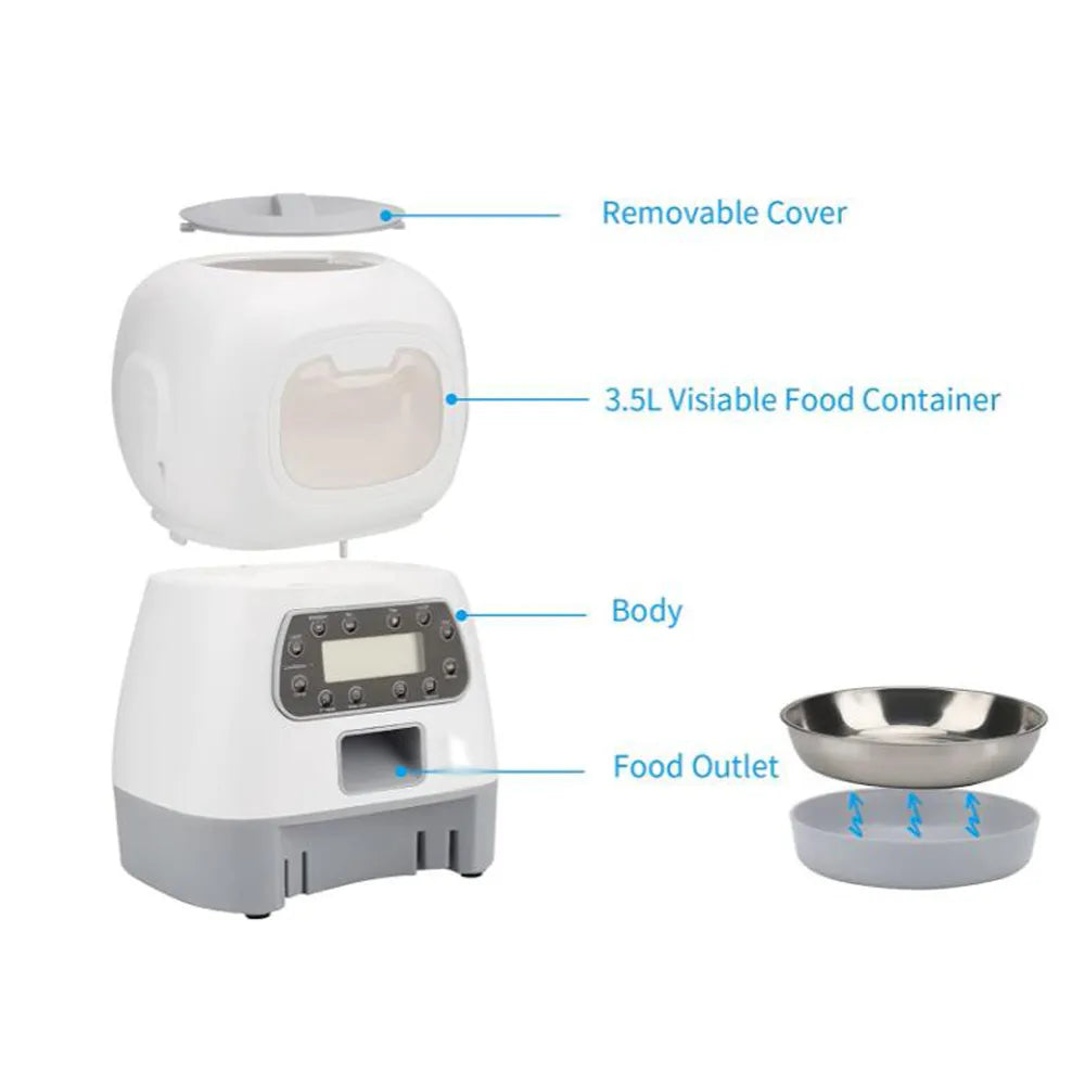 Automatic Cat Feeder 3.5L