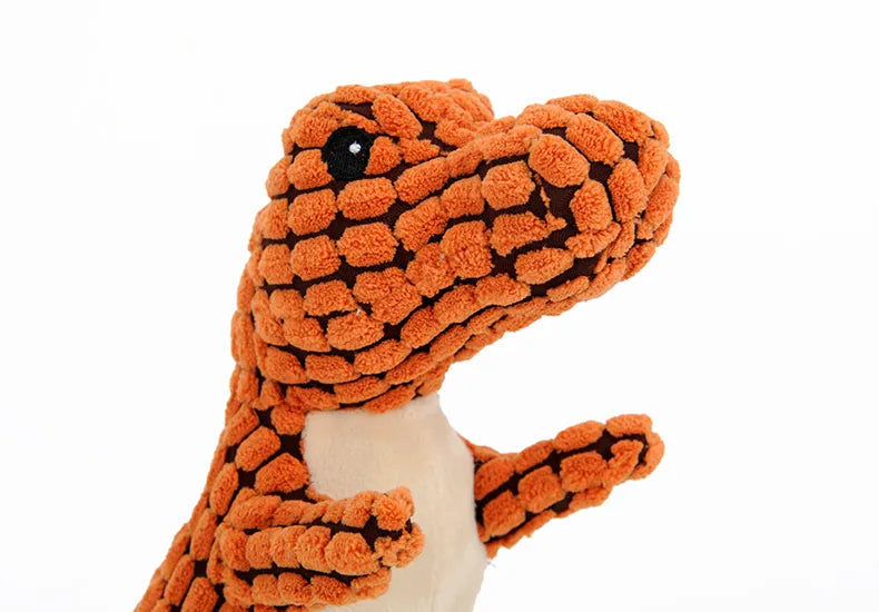 squeaky dinosaur dog toy