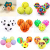 variety of toy balls