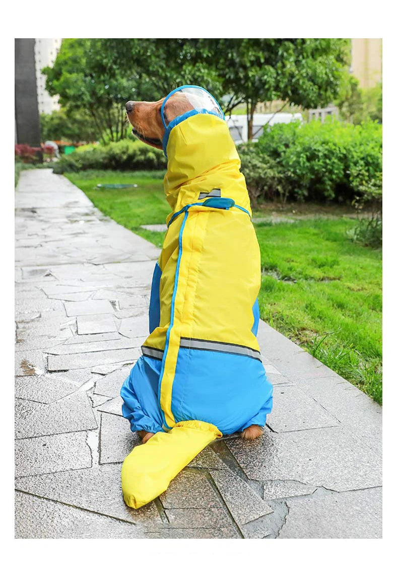 Dog Jumpsuit Rain Coat