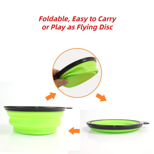 Pet Folding Silicone Bowl