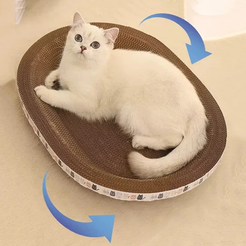 Cat scratcher bed