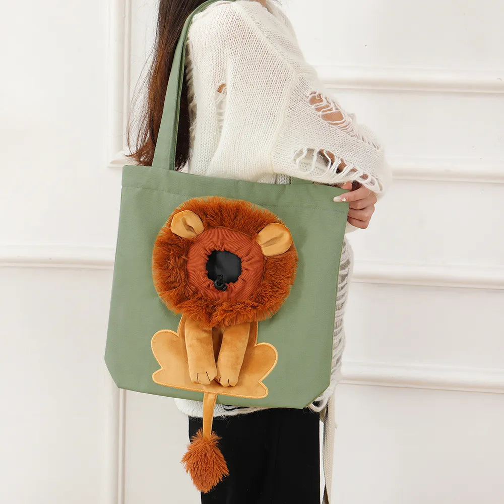 Cute pet carrier bag