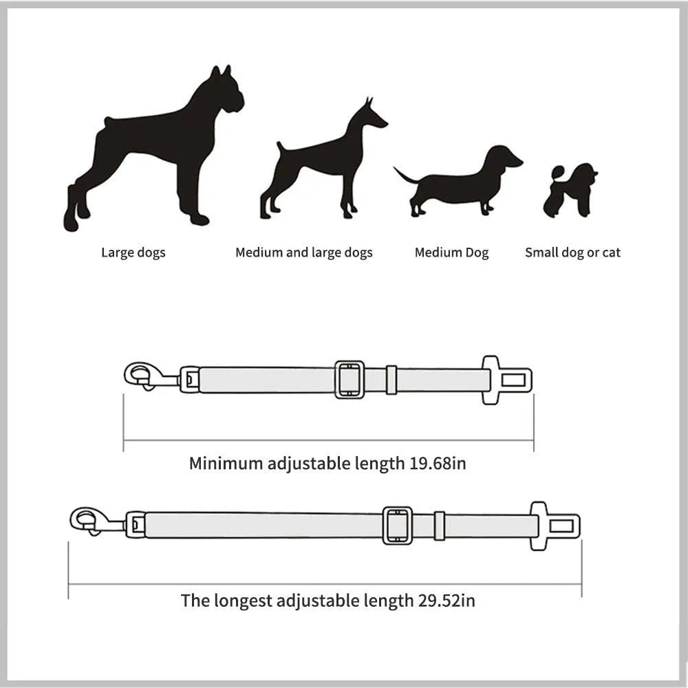 Adjustable Pet seat belt