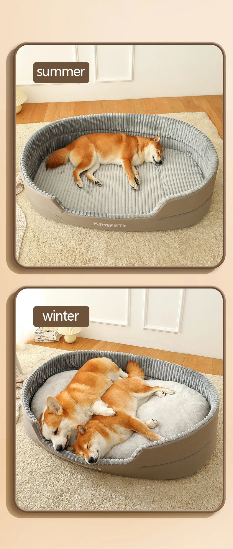 Comfy dog and cat bed