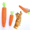 Carrot cat toy