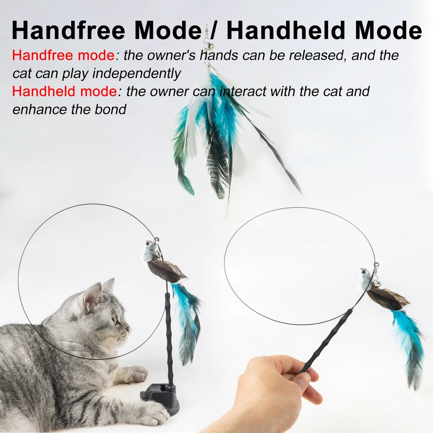 Handsfree Feather Wand