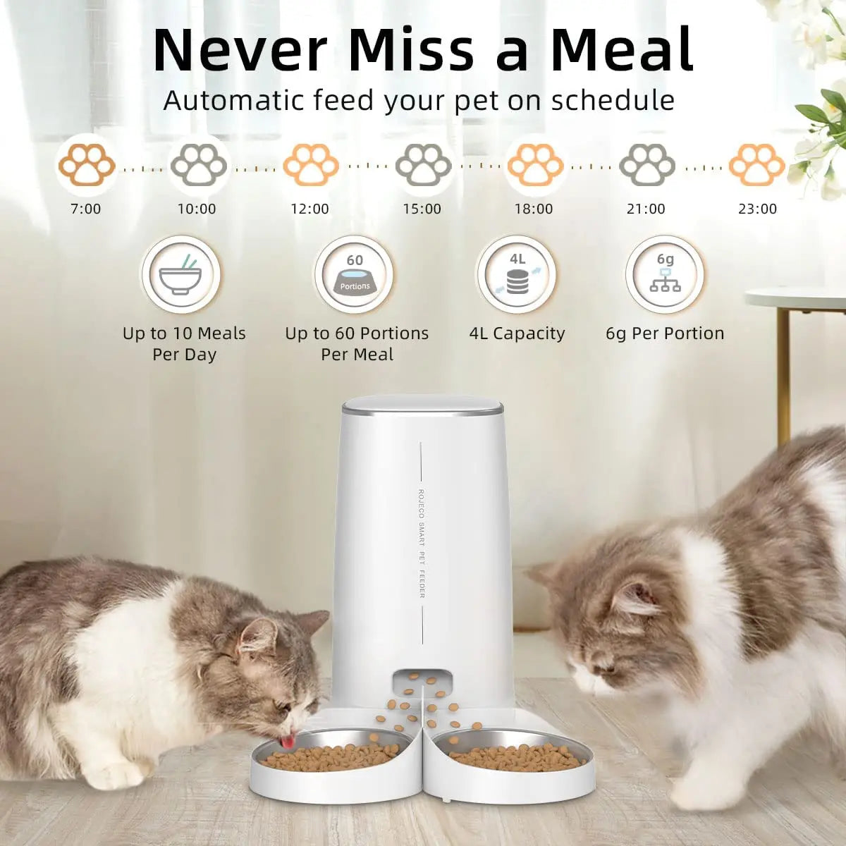 Smart pet feeder