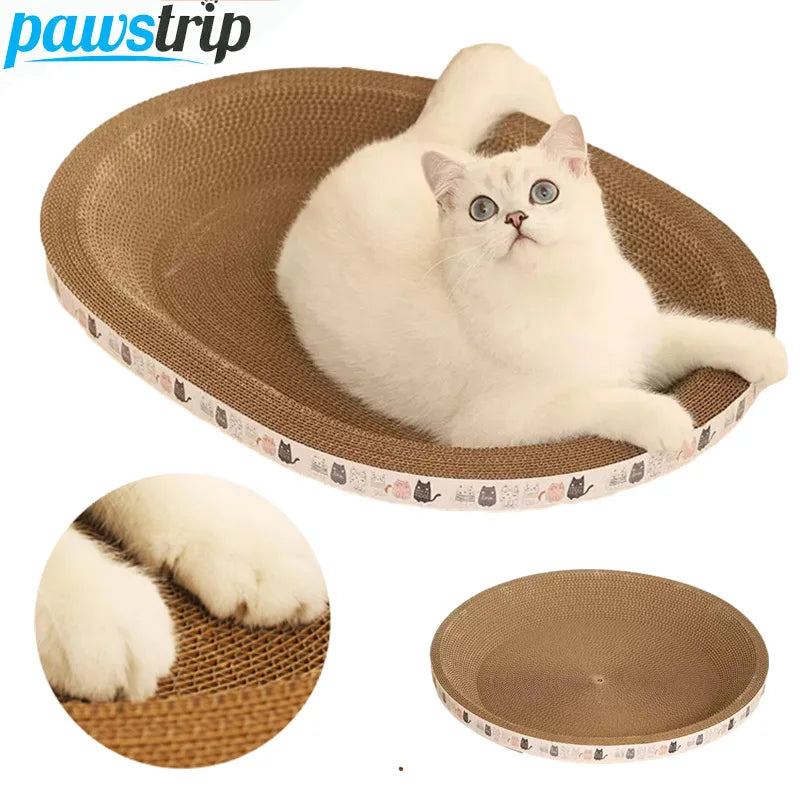 Cat scratcher bed