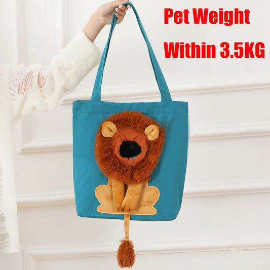 Cute pet carrier bag