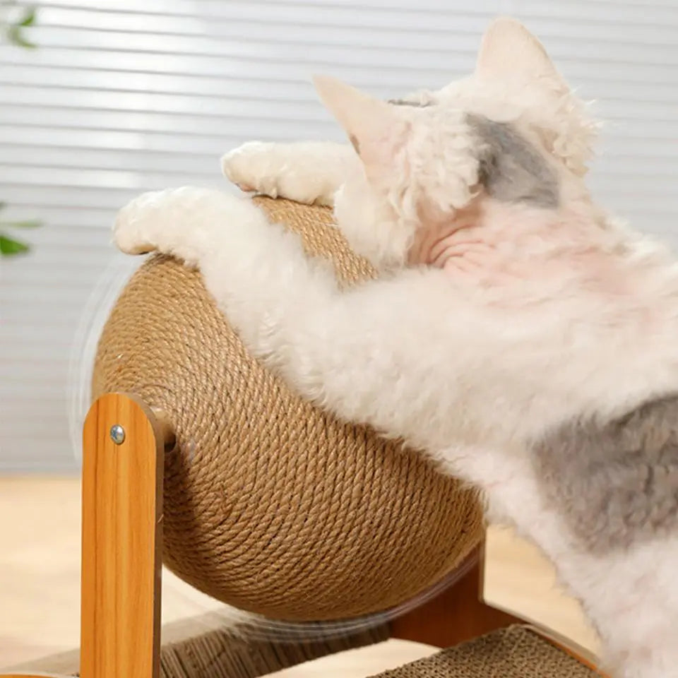 Wooden Cat Scratcher