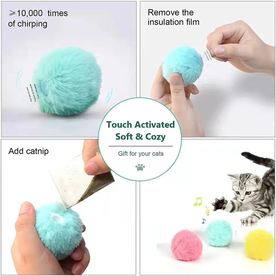 Squeaky smart cat toy