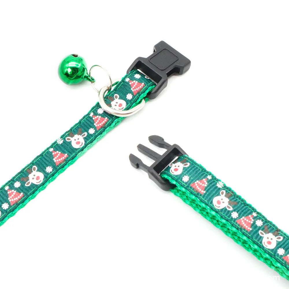 Christmas dog collar