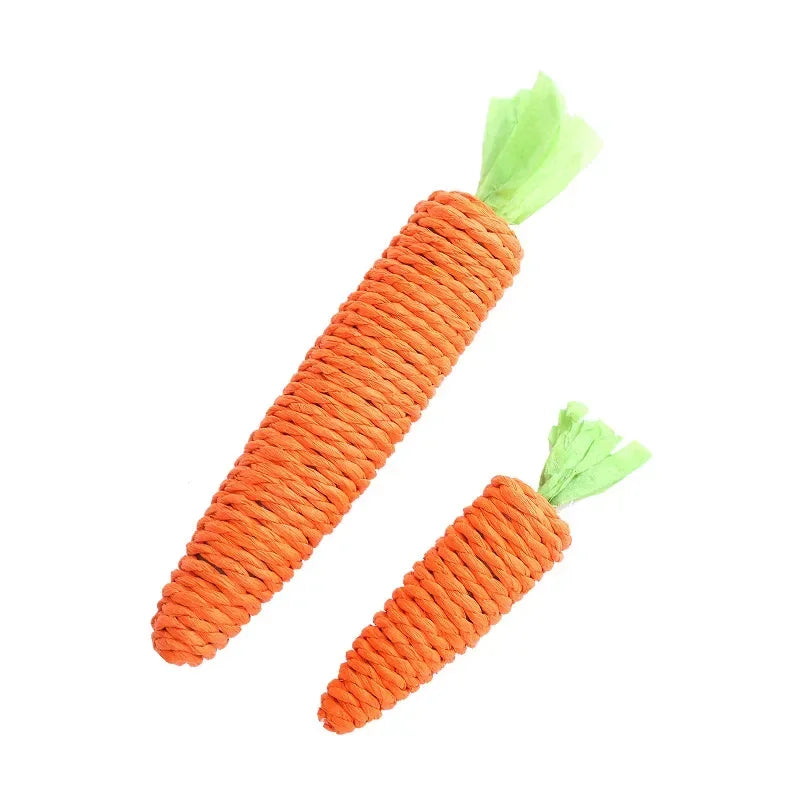 Carrot cat toy