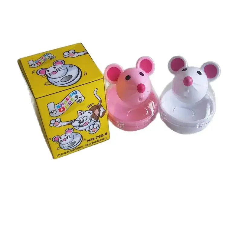 Interactive mouse toy feeder