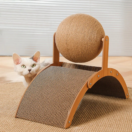 Wooden Cat Scratcher