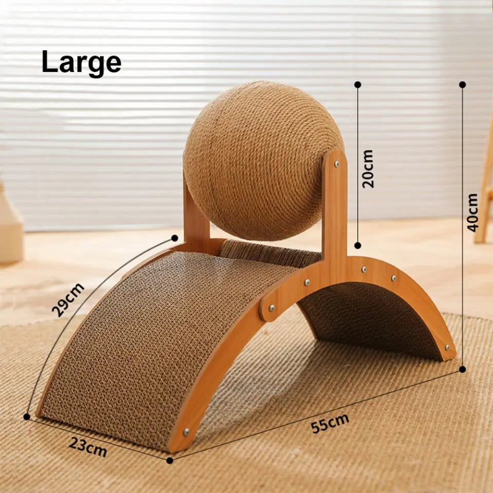 Wooden Cat Scratcher