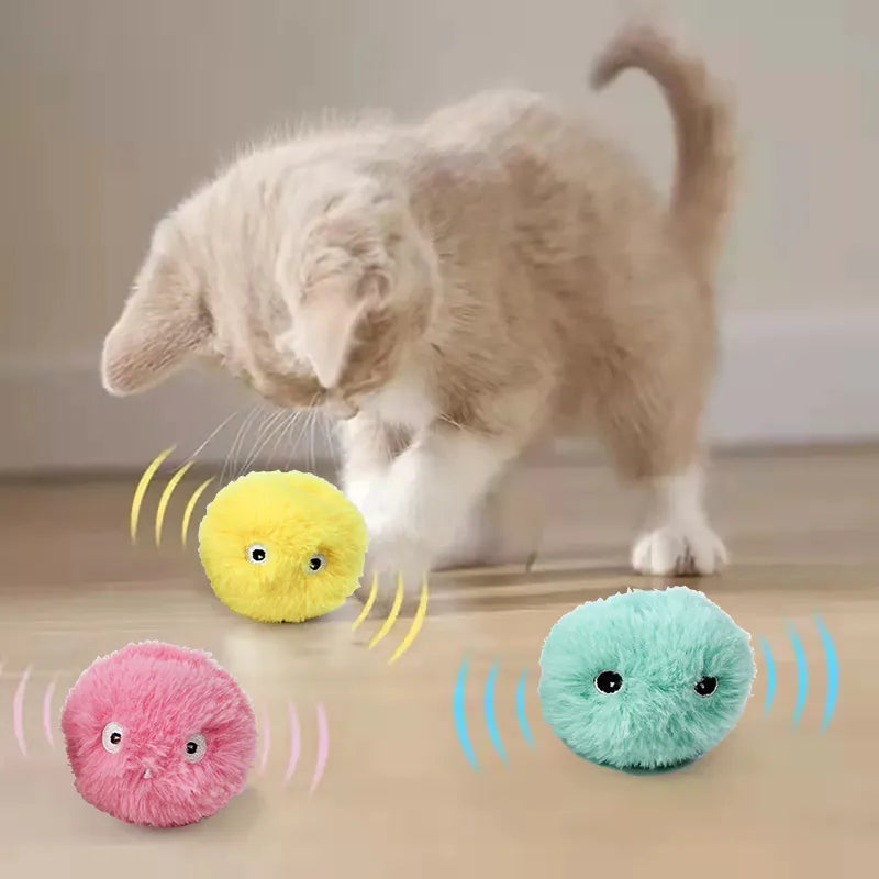 Squeaky smart cat toy