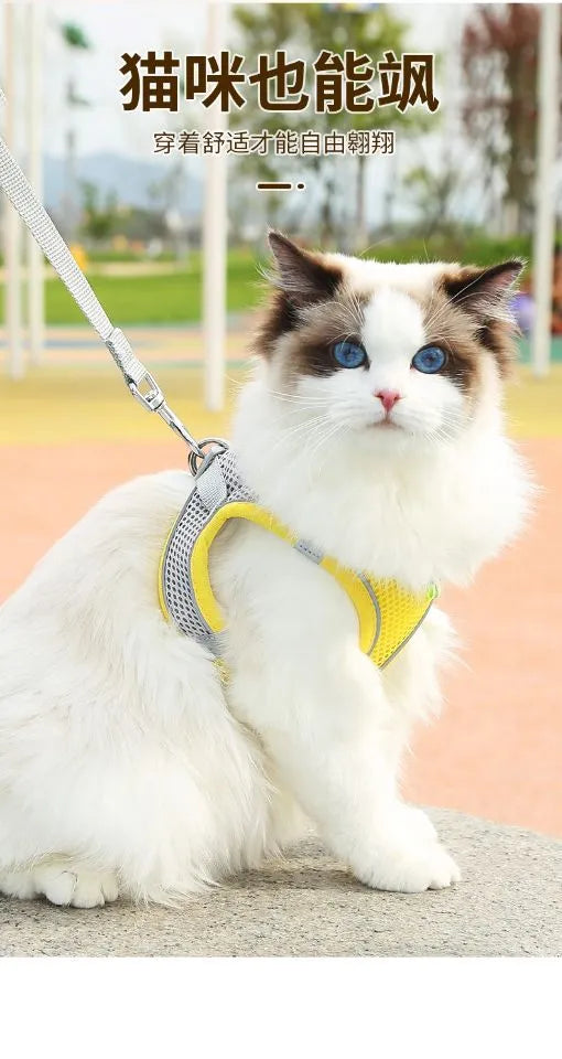 Escape Proof Cat Harness and Leash